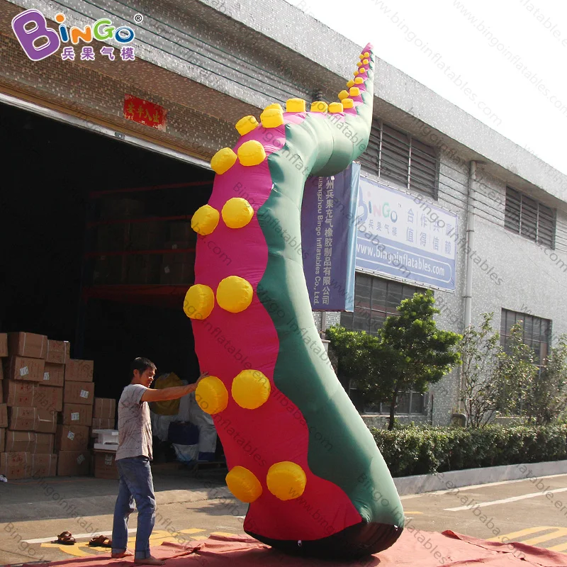 

3~5 Meters Inflatable Octopus Tentacle With Double Sucker For Event / Blow Up Green Octopus Tentacle Model Toys