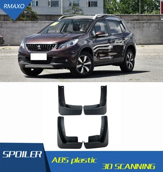 

For Peu geot 2008 2014-2018 Mudflaps Splash Guards Front With the color and rear Mud Flap Mudguards Fender Modified special
