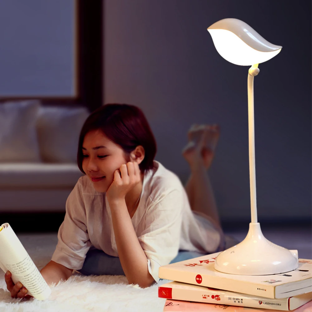 

Adjustable Angle Reading Light Lovely Touch Sensor Bluetooth Speaker Night Lighting Table Lamp Portable Multifunctional