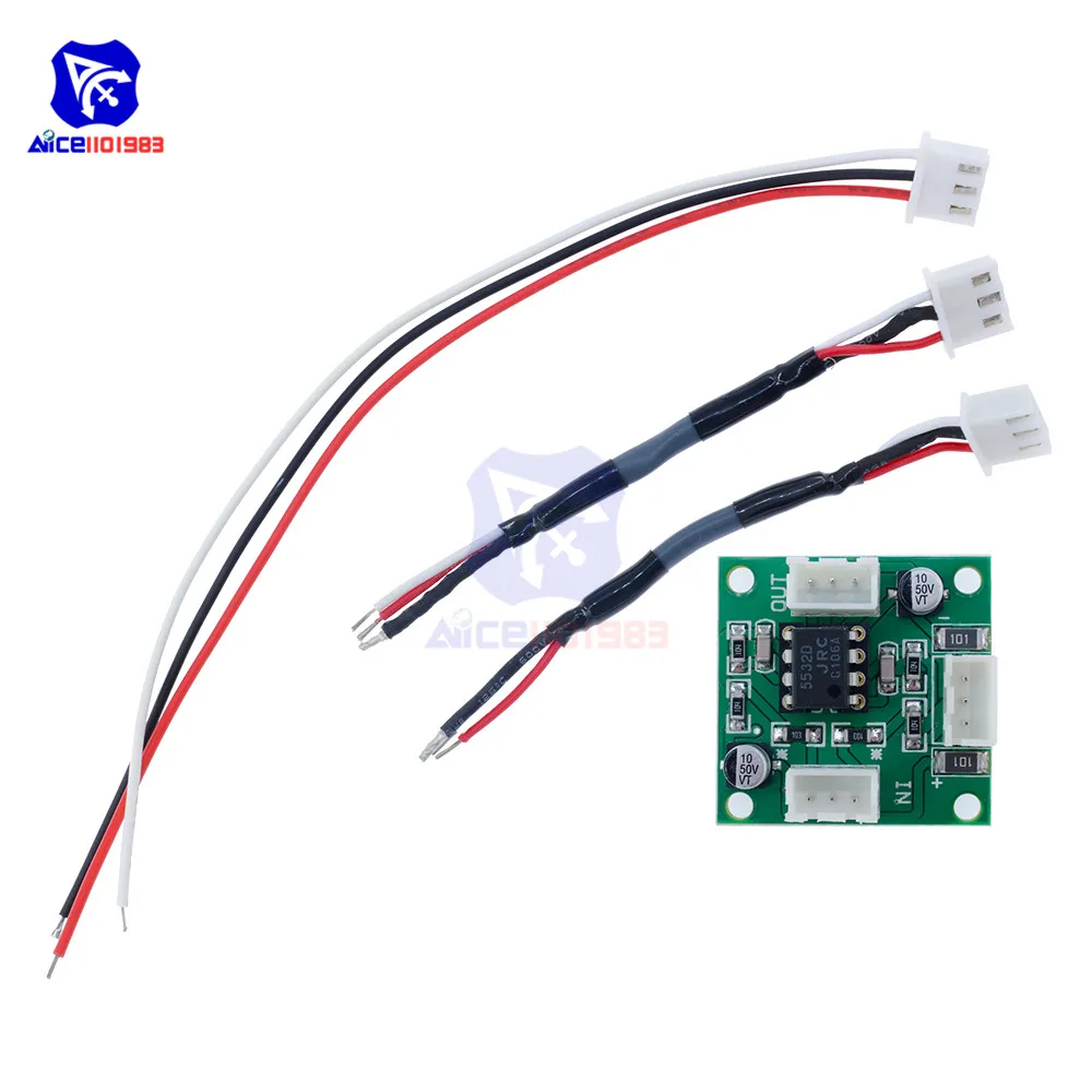 Diymore NE5532 модуль усилителя OP AMP Hi Fi аудио предусилитель двойной доской с