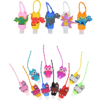 

30ML Embossed Cartoon Owl Shape Silicone Mini Hand Sanitizer Disposable No Clean Detachable Cover Travel Portable Safe Gel