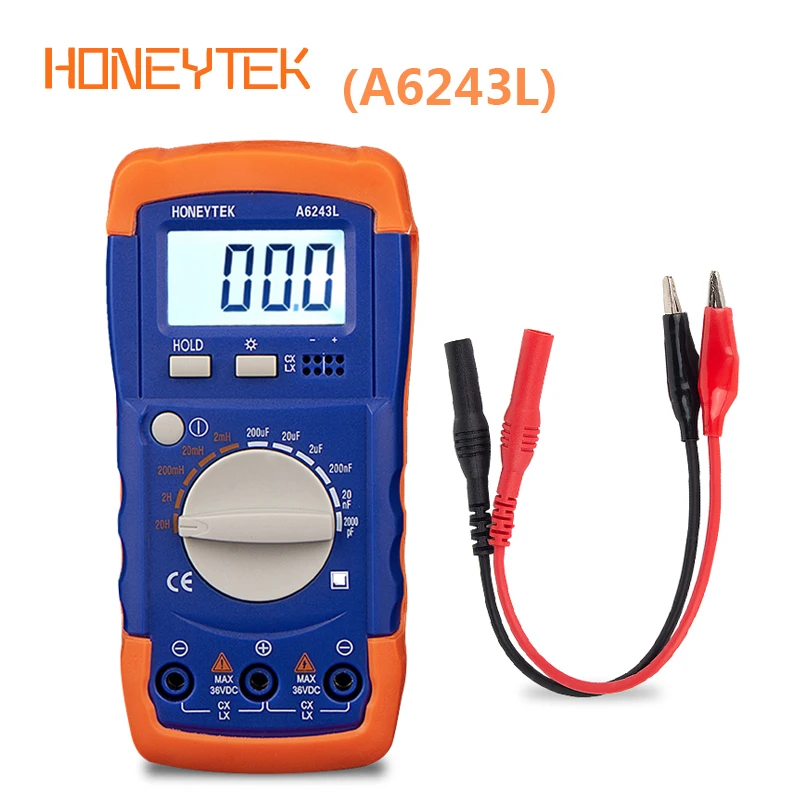 HONEYTEK прецизионный цифровой измеритель индуктивности компонент тестер
