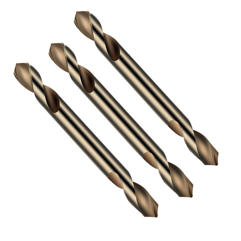 

10pcs Double Twist Drill Bit Set Perforated Cobalt Steel Alloy M35 HSS Spiral Drill Tools Cobalt Stainless Steel for Metal Wood