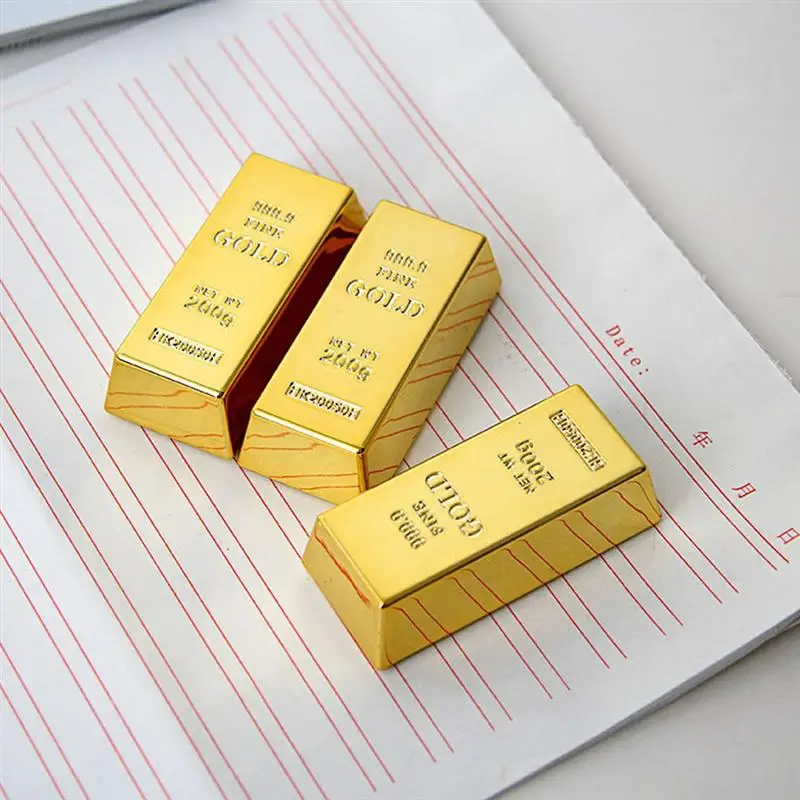Gold Bar Paper Weight | Gold Bar Decorations | Gold Bar Door