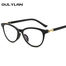 Oulylan очки для чтения «кошачий глаз» женский синий светильник блокирующие очки Анти-усталость Пресбиопия очки диоптрий+ 1,0 2,0 2,5 4,0