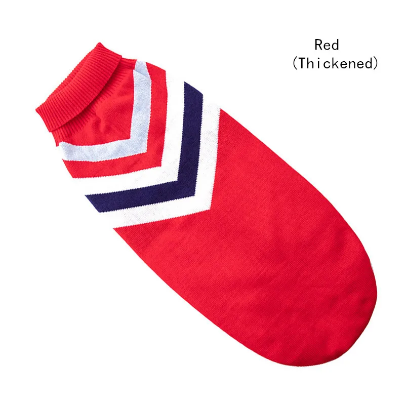 Red(Thickened) Мягкая теплая вязаная одежда для собак средних и больших размеров, сохраняет тепло и комфорт вашей собаке/кошке(S59 - Цвет: Red(Thickened)