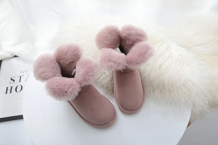 /розничная ; Новинка; Брендовые женские зимние классические зимние ботинки из натуральной кожи; теплая женская обувь;