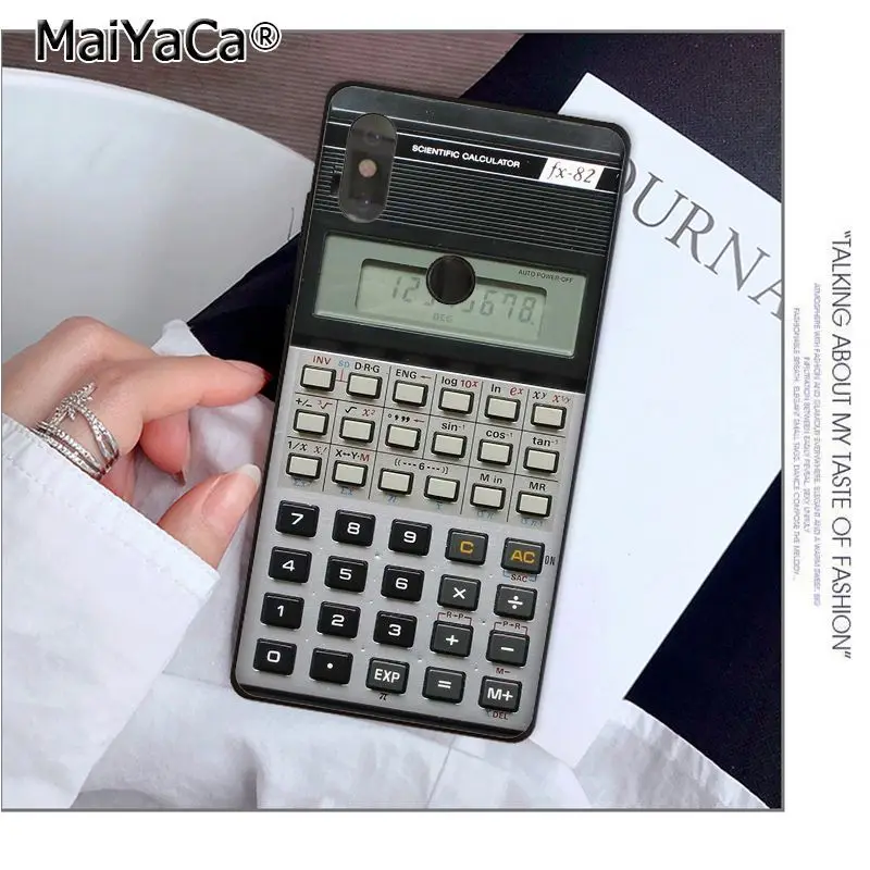 A12 MaiYaCa Ретро необычный Забавный калькулятор DIY роскошный высококачественный защитный чехол для Xiaomi 8 9 se Redmi 6 pro 6A 4X7 note 5 7 Чехол - Цвет: A12