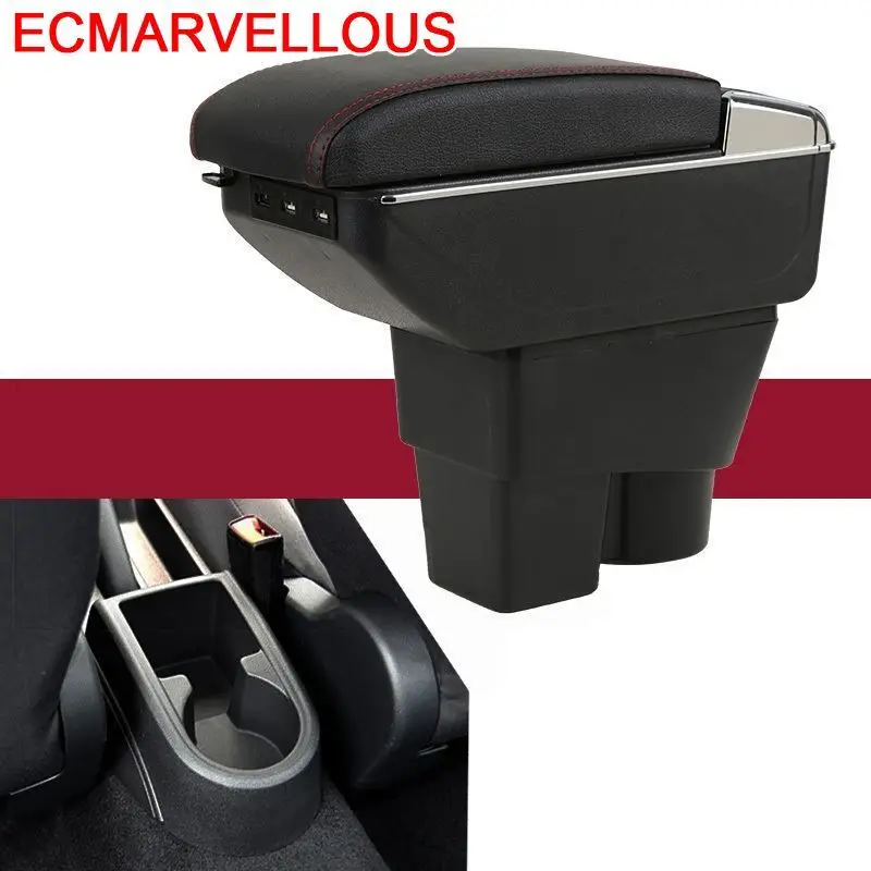 

Car-styling Car Arm Rest Modification protector Accessories Interior Upgraded Armrest Box 13 14 15 16 17 18 FOR Skoda Rapid