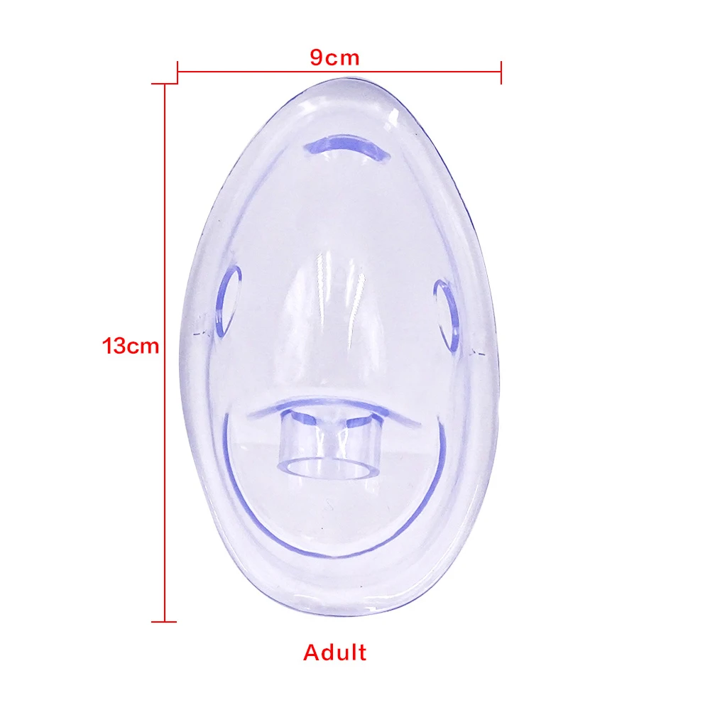 Семейная медицинская Ингаляционная распылительная маска для взрослых и детей, набор фильтров, безопасные ингаляторы, Ингаляционная маска, компрессор, распылитель аксессуары - Цвет: Clear Adult