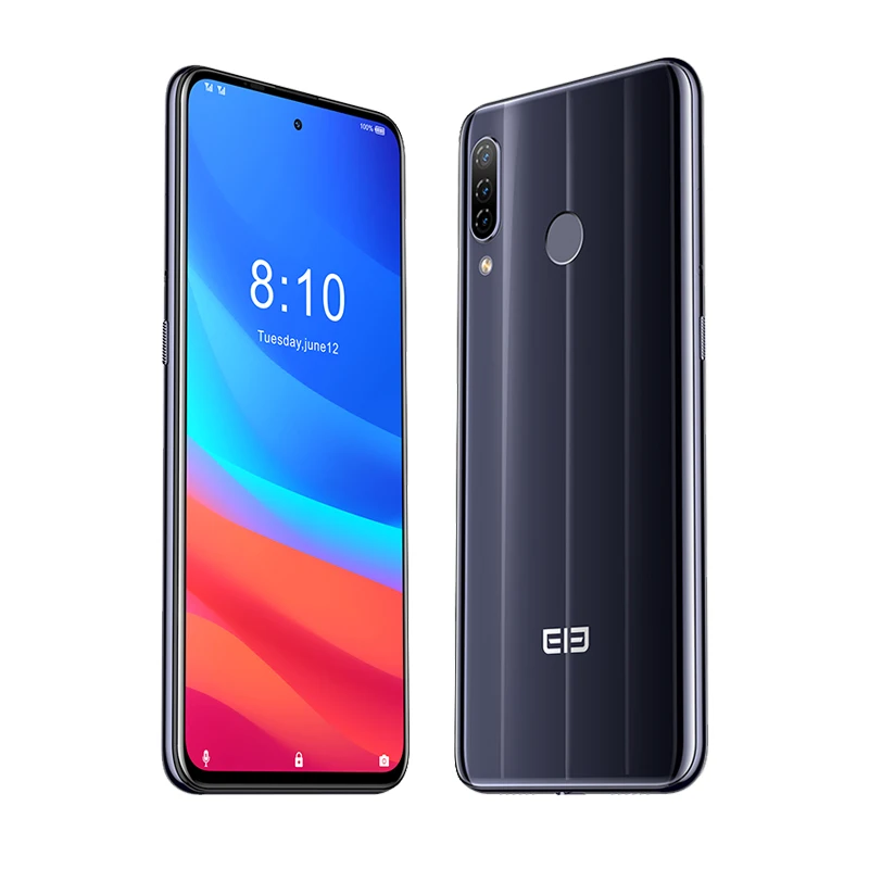ELEPHONE A7H Helio P23 4 Гб ОЗУ 64 Гб ПЗУ 6," Восьмиядерный Android 9,0 3900 мАч Быстрая зарядка Распознавание отпечатков пальцев Смартфон - Цвет: Starry sky 4GB 64GB