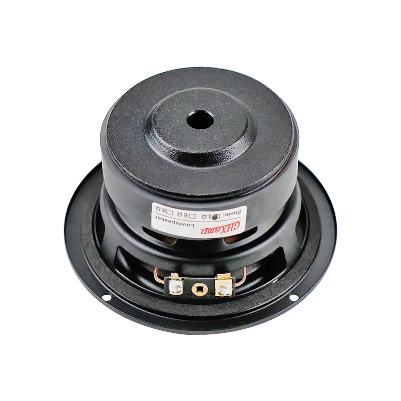 Woofer Speaker Speaker Driver Unit Bass Vibration Speaker GHXAMP Carbon Fiber Cone HIFI 4 Inch 116mm Subwoofer Bass Speaker Woofer 4OHM 40W Low Frequency Home Car Audio 69Hz-5500HZ 1PC