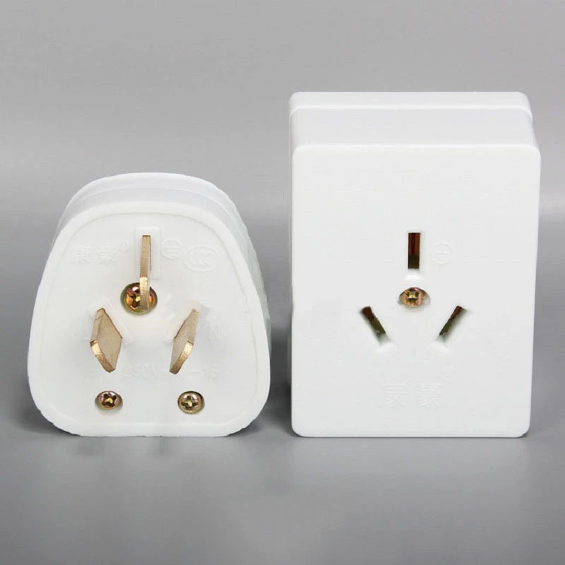 Enchufe de tres polos de 16A, de corriente alterna recargable, macho y hembra, para aire acondicionado|Enchufe eléctrico| - AliExpress