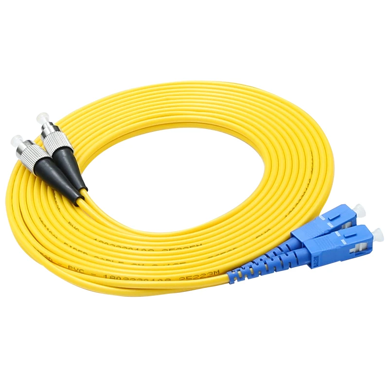 10Meters 3.0mm SC/UP to FC /UPCSinglemode Duplex Optical Fiber Patch Cord Cable