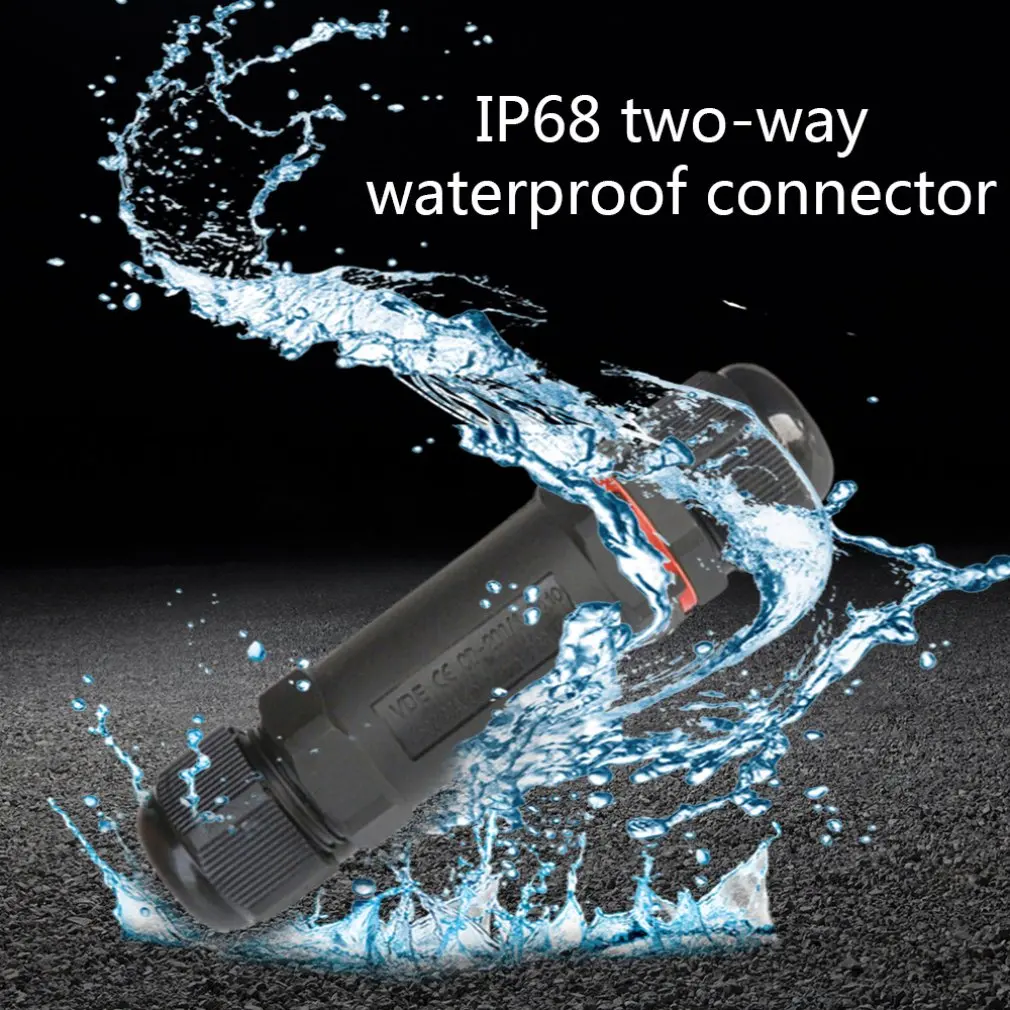 Профессиональный 3 ядра 2 канала прочный IP68 M25 Ethernet LAN RJ45 водонепроницаемый двухсторонний прямой разъем