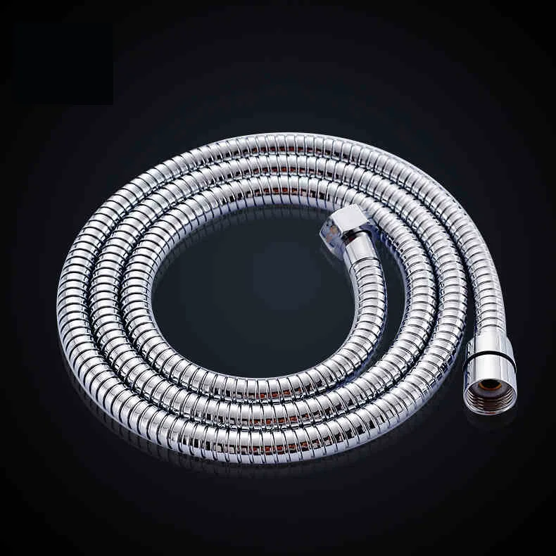 PlumBingHOse Мытье и мытье хромированной душевой головки, экономия воды, фиксация душа ручной душ и душевой шланг - Цвет: PlumBingHOse