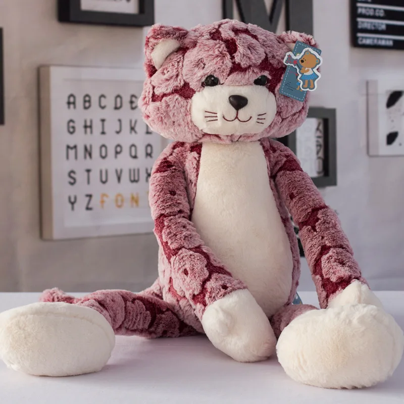 В переменного тока, 50-90 см Kawaii Плюшевые игрушки для кошек мягкие Животные Милая пышная Мягкая кукла кошки игрушка для детей Девушки Дети Рождество подарки на день рождения