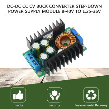 

Professional DC-DC CC CV Buck Converter Step-down Power Supply Module 8-40V to 1.25-36V Power Module