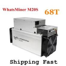 Быстрый BTC BCH Майнер WhatsMiner M20S 68T лучше чем Antminer S9 S17 S17 Pro T17 T17e S17e WhatsMiner M3 M21S