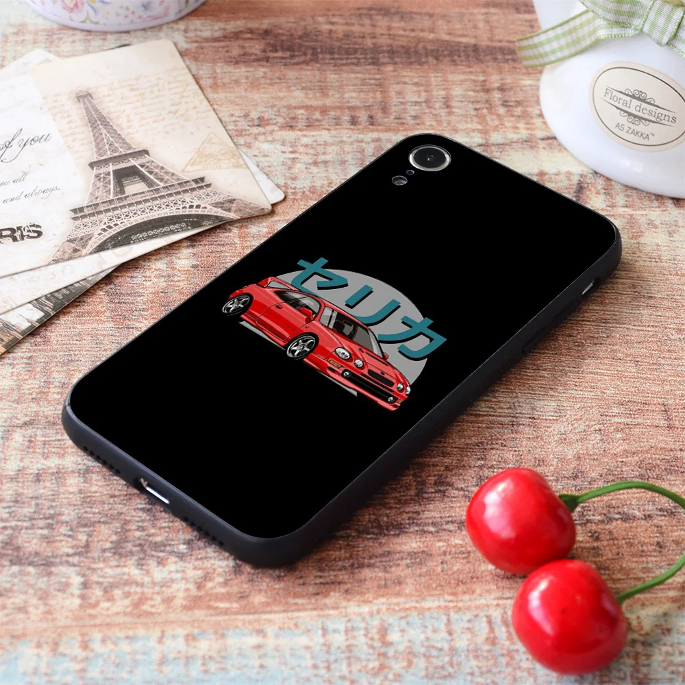 For iPhone Celica GT - Four (red) soft TPU border Apple iPhone Case iphone 6 cardholder cases