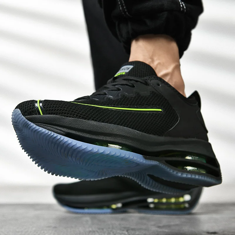 Running Shoes Men Women Air Cushion Fitness Sneakers Men High Elasticity Gym Trainers Outdoor Couple Sport Shoes