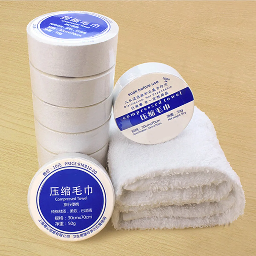 1 шт. компактные хлопковые полотенца для гостиниц походов поездок практичные