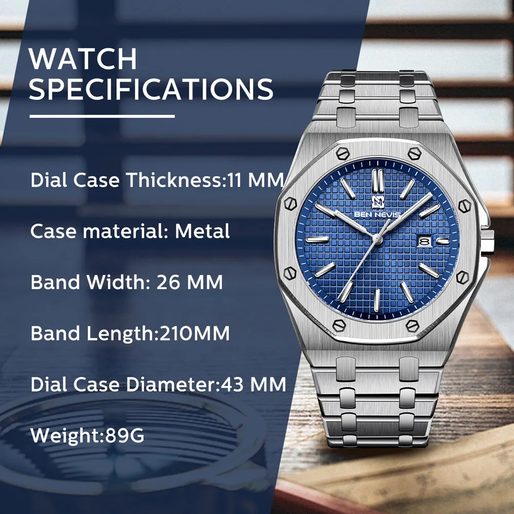 New Luxury Brand Fashion Men Quartz Watches Waterproof Men Sports Watches Relogio Masculino Wristwatches Relogios Masculinos