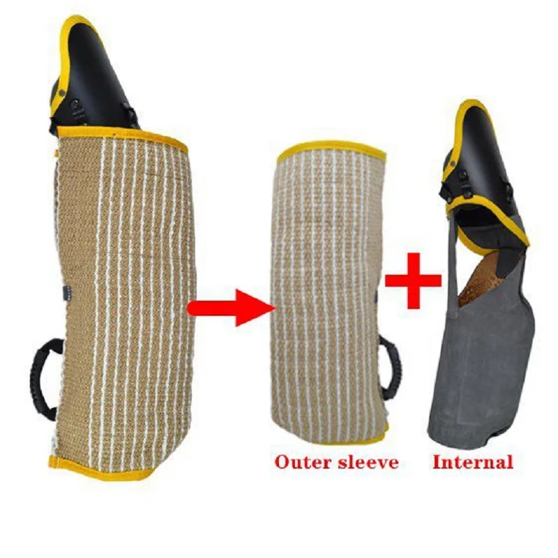 Separable Dog Bite Sleeve Malinois Polic Dog Training Bite Tug German Shepherd Training Agility Equipment Pet Products Toys