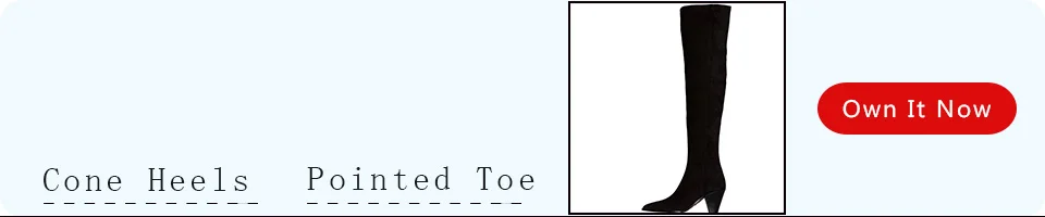Two Color Knee Long Boots High Square Heels Round Toe Zipper Large Size 13 15 Women Patchwork Design Winter Fashion Shoes Shofoo