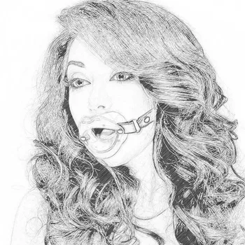 Adult Games Silicone Lips O Ring Open Mouth Gag Oral Fetish Obedient Slave BDSM Bondage Restraints Cosplay Sexy Toys Accessories 2