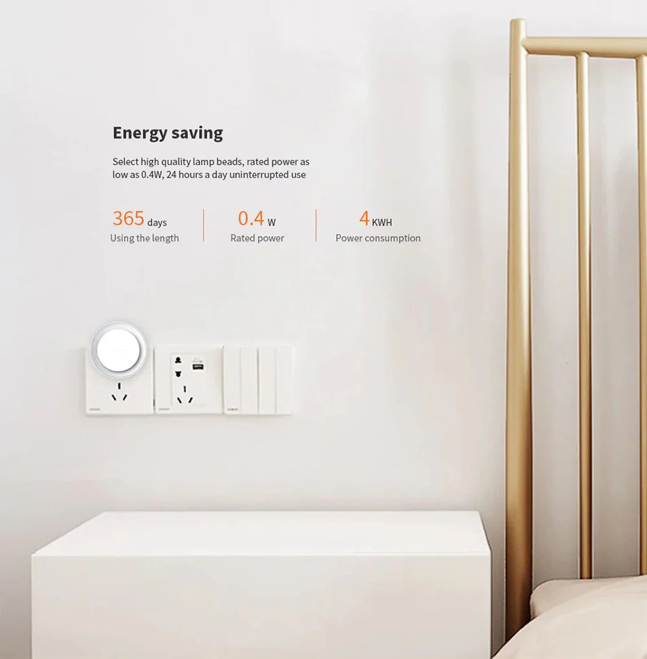 XiaoMi Yeelight умный дом YLYD10YL YLYD09YL светодиодный низкая Мощность потребление технология интеллектуального распознавания энергосберегающие Plug ночной Светильник