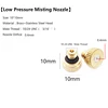 Fan Ring Mist System 1/4 Inch Misting Cooling Ring With Brass Sprinkler Nozzles Water Tap Adapter 4-6Nozzles PE Fan Ring 3