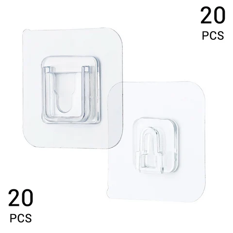 Pcs Double Wall Hooks Adhesive Towel Hook Suction Cup Sucker Sided Suckers Shelf For Kitchen Folding Transparent