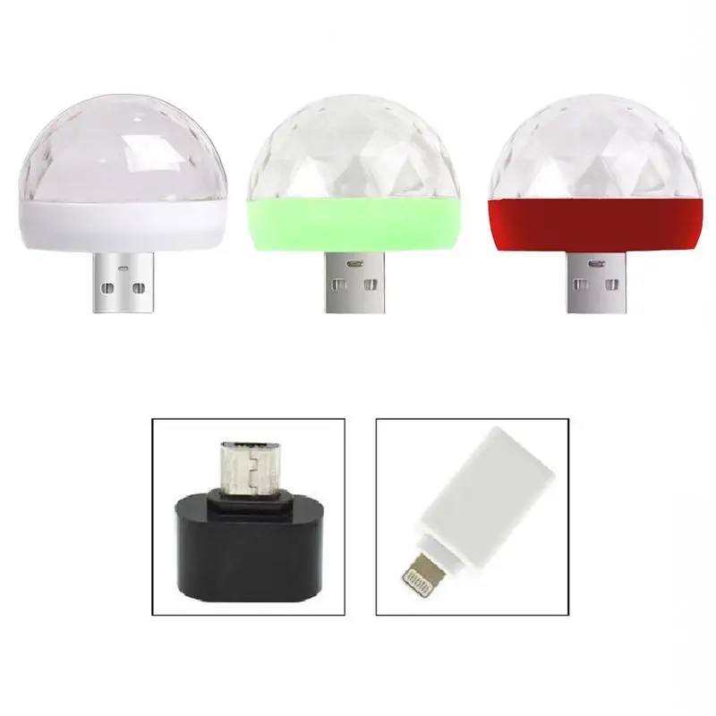 1 шт. мини USB светодиодный дискотечный сценический светильник портативный