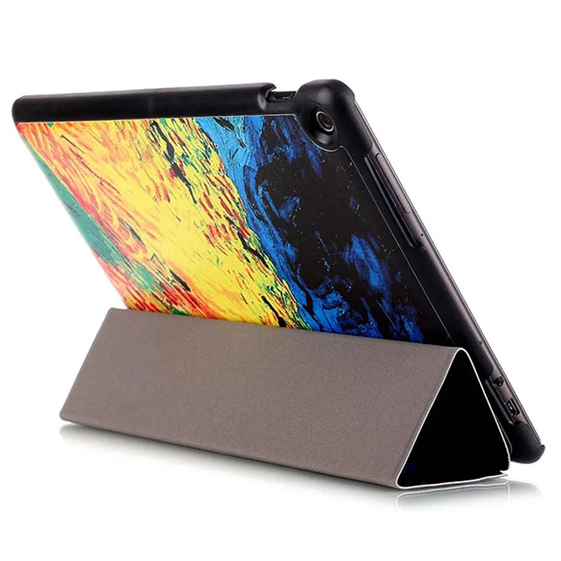 Кожаный чехол с рисунком для ASUS ZenPad 10 P023 P01T P021 P00C Z300C Z300CG Z300M Z300CNL 10," трехслойная Подставка для планшета