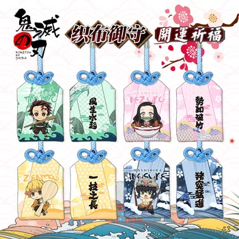

Japan Anime Agatsuma Zenitsuv Hashibira Inosuke Kamado Tanjirou Kimetsu No Yaiba Demon Slayer Props Amulet