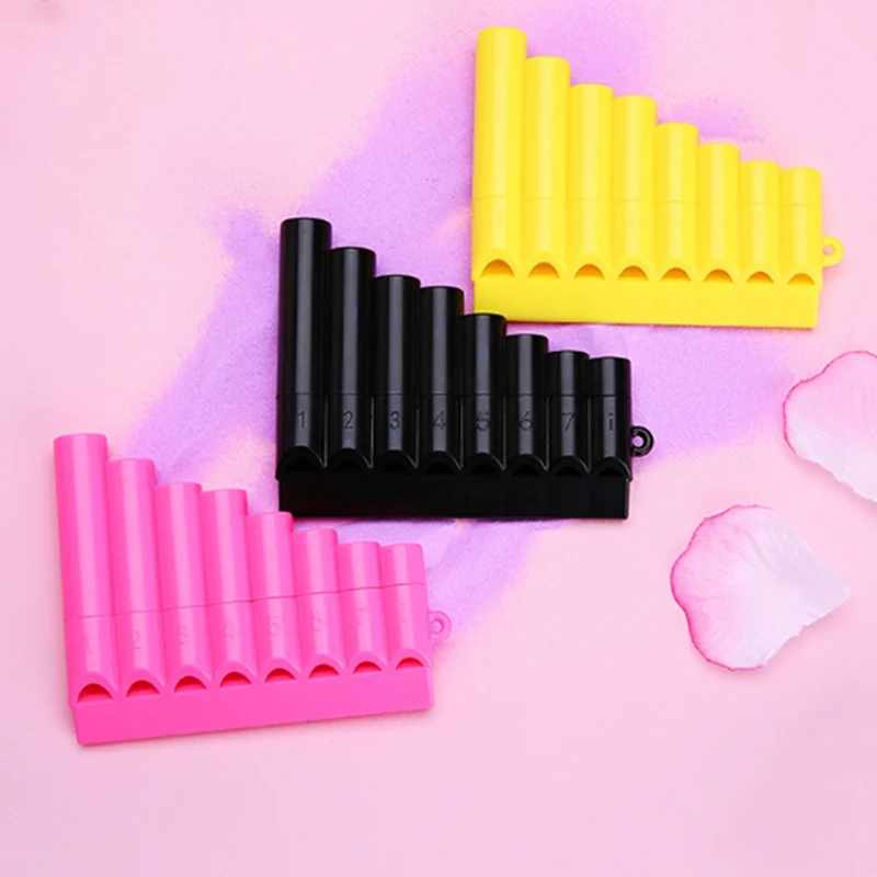 3 шт. флейта из древесного ветра 8 трубок пластиковая флута Panpipe ручная работа