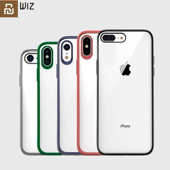 

Youpin Wiz Phones Case Frame Protect Transparent Shell TPU PC Mobile Phones Cover For iPhone 7 7P 8 8P X XS XR XS Max Cases H30