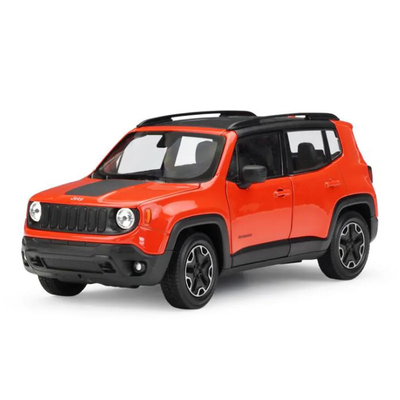 1:24 Масштаб джип Ренегат Trailhawk городской внедорожник джип беговые машины литая модель автомобиля игрушка F детские подарки коллекции