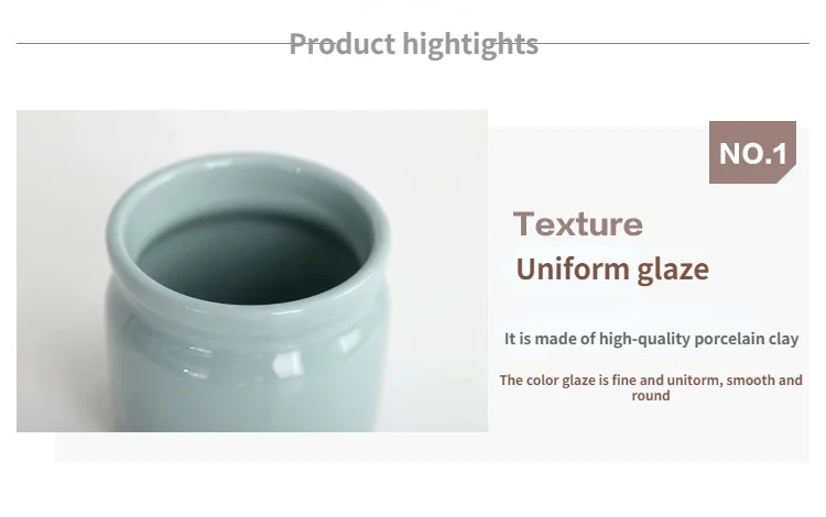 Description Picture 4 of itemCeramic Spice Rack, Salt Shaker, Pepper, Vinegar, Oil Bottle Sugar Chili Condiment Box Spices Storage Jar Set Household Kitchen