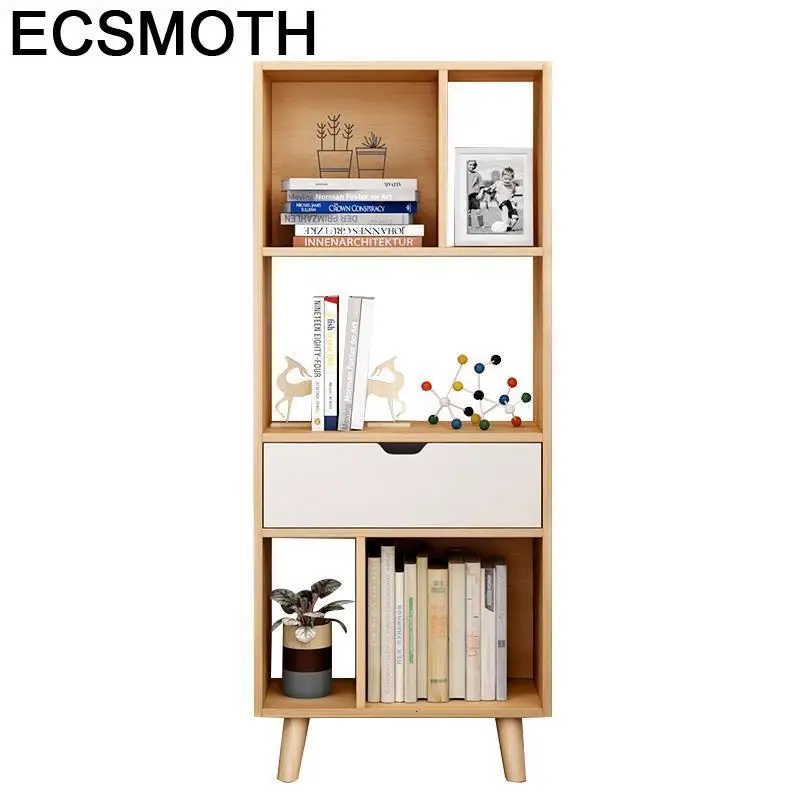 

Dekorasyon Estante Para Livro Wall Decoracion Display Rack Librero Home Vintage Wood Decoration Retro Furniture Book Shelf Case