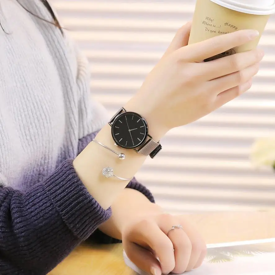 Лидер продаж модные высококачественные Популярные Часы повседневные кварцевые часы из нержавеющей стали с мраморным ремешком аналоговые наручные часы