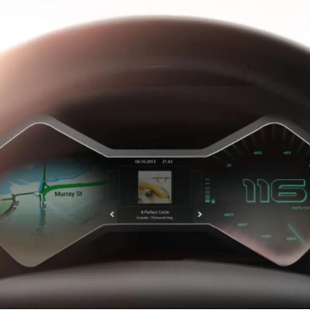 Автомобильный коллиматорный Дисплей HD Экран Дисплей gps Скорость Предупреждение Системы расход топлива автомобиля Дисплей устройства