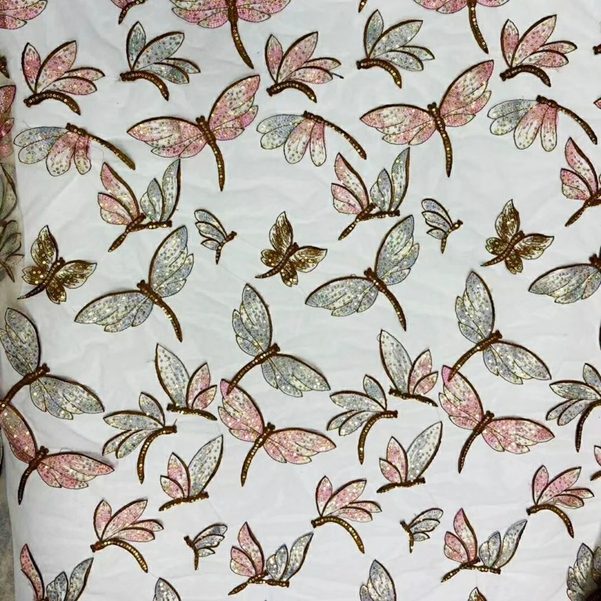 Новинка детское платье LASUI с вышивкой в виде стрекозы шторка кружевная ткань