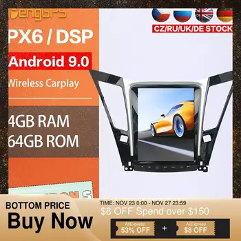 

Car DVD Player For Hyundai Sonata 2014-2016 Android 9.0 Radio Headunit Car Stereo Multimedia Bluetooth WIFI GPS Navigation PX6