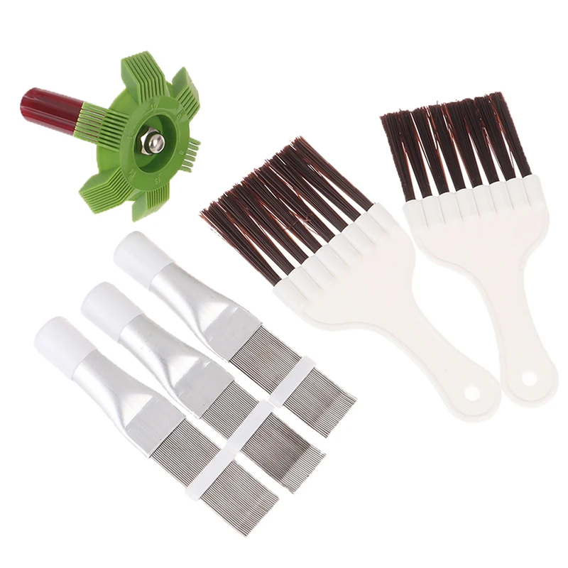 Air Conditioner Repair Tool Set Fin Repair Comb Auto Car Plastic A/C Condenser Fin Straightener Refrigeration Radiator Comb Evaporator Air Conditioning Tools