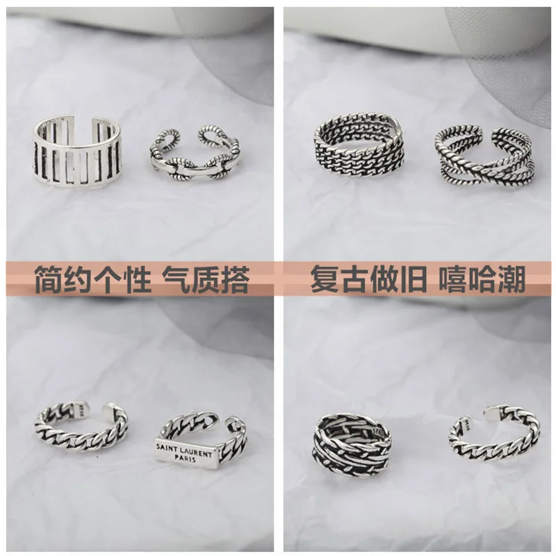925 Sterling Silver Finger Joints 925 Sterling Silver Ring Men