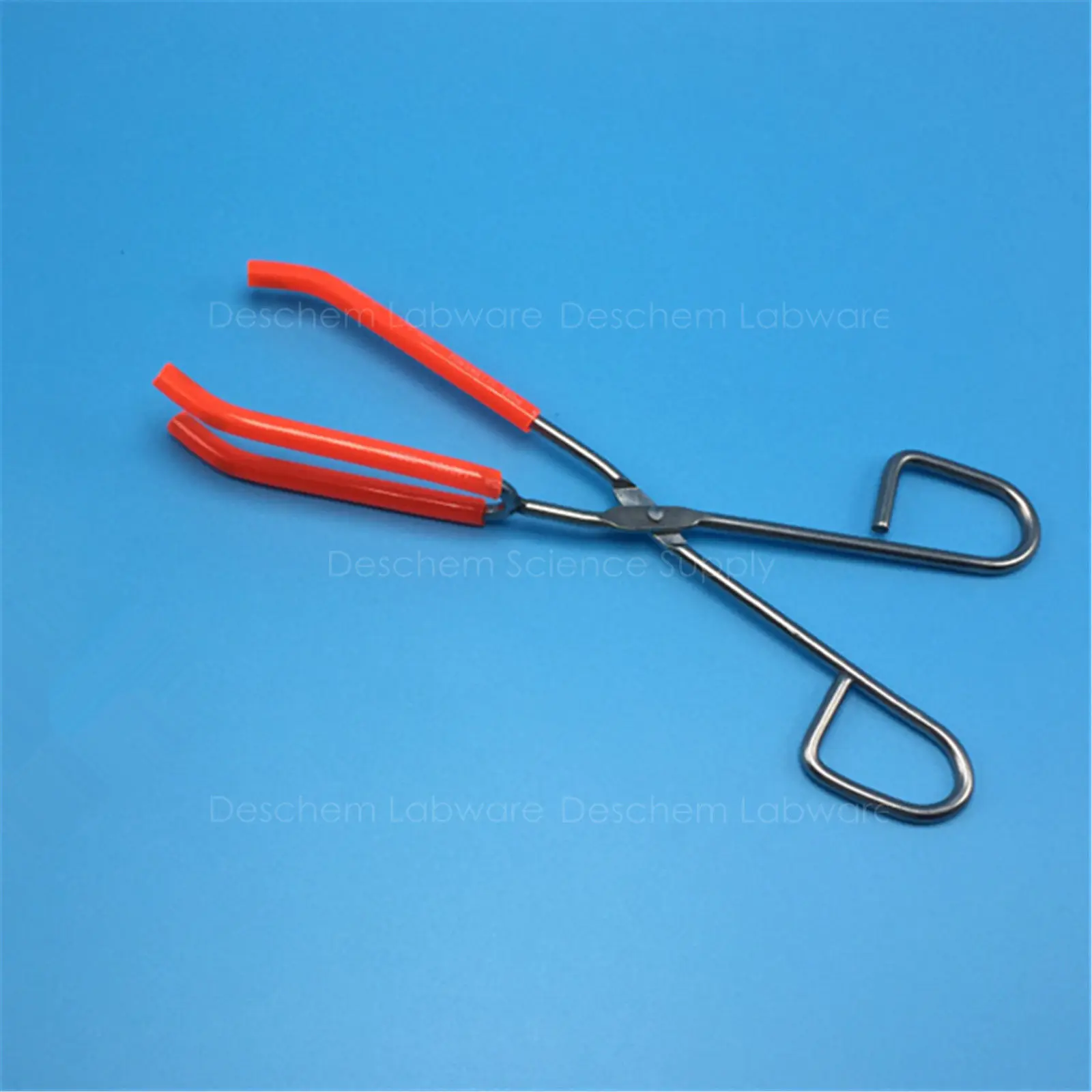 Lab Beaker Tongs Three Prong Iron Holder Clip Total Length 260mm