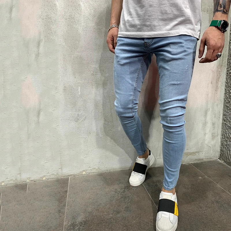 Reviews 2019 Men's Harem Jeans Washed Feet Shinny Denim Black Pant Hip Hop Sportswear Elastic Waist Joggers Pants Plus Size S-3XL