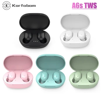 

A6s Bluetooth Earphones Wireless headphones 3D stereo sound call Headset Case for Iphone xiaomi samsung IOS Android Dropshipping